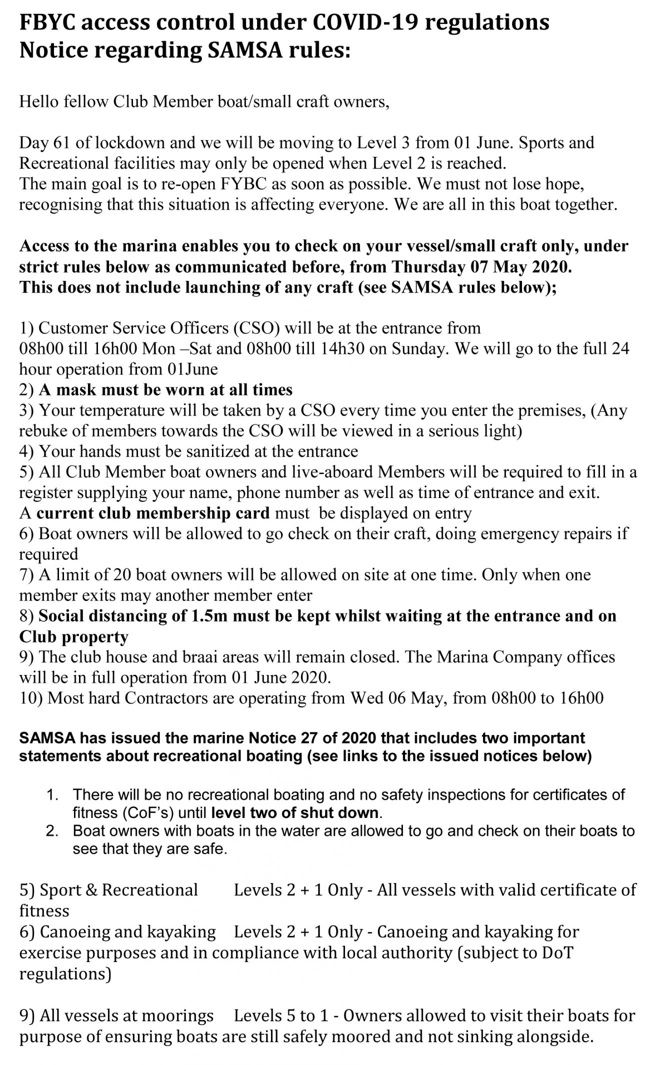 DD notice to members update 26 May 2020-1