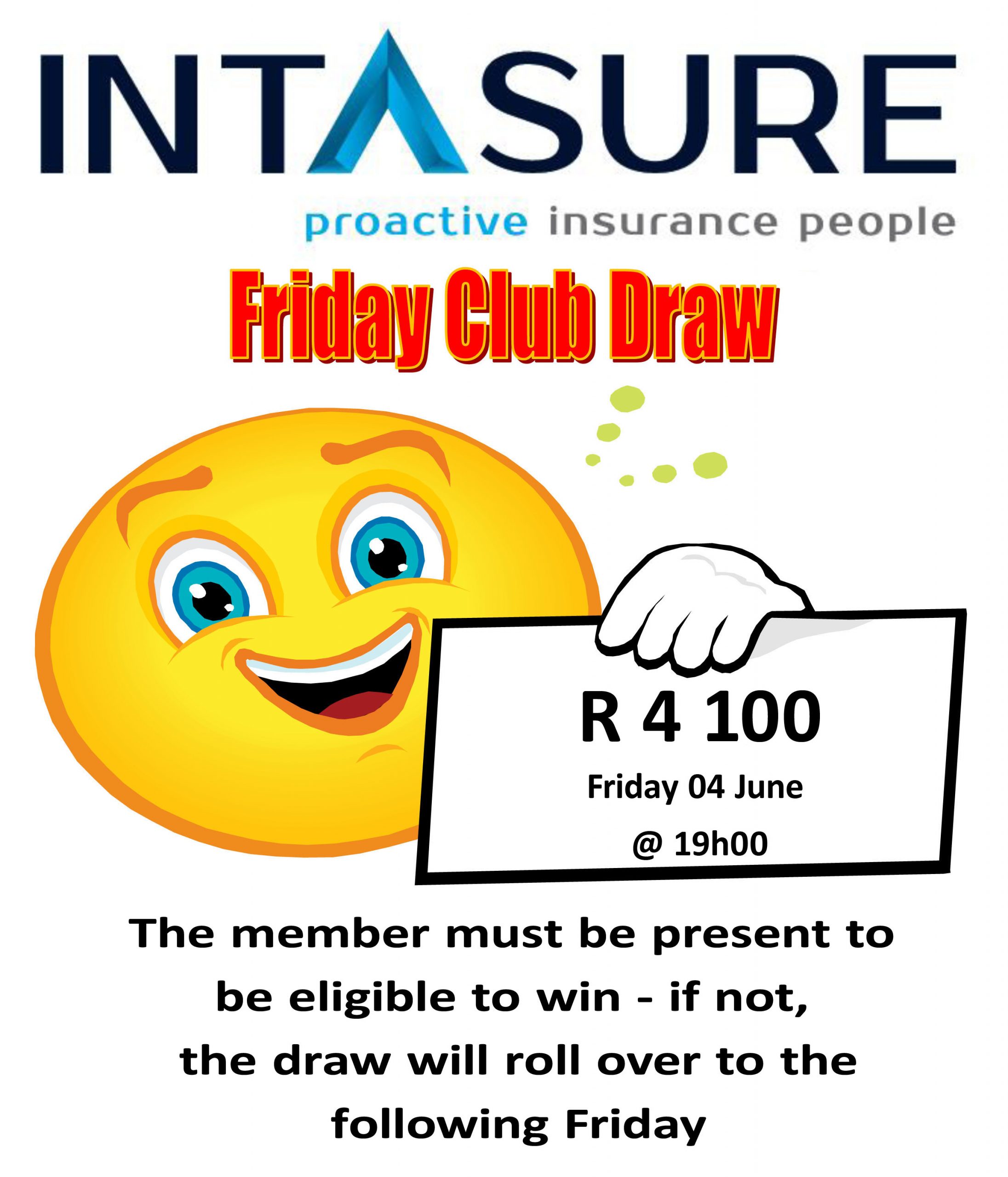 INTASURE DRAW notice – False Bay Yacht Club