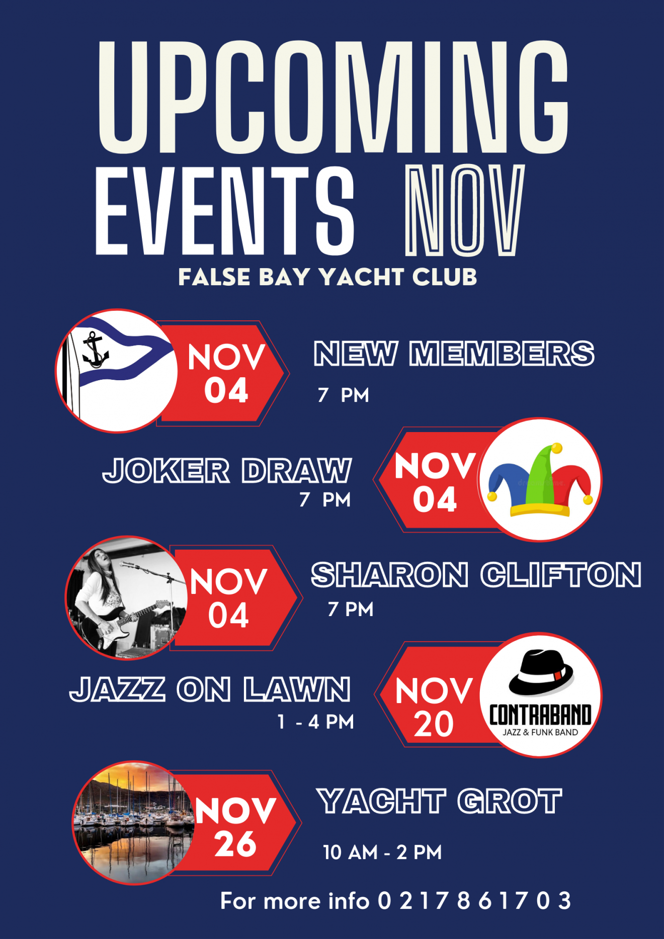 Upcoming Events Nov