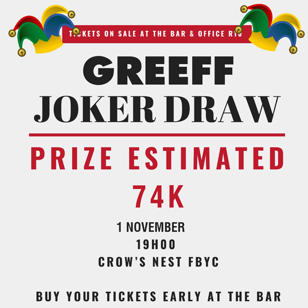GreeffJokerDraw1NOV False Bay Yacht Club